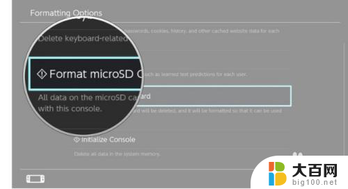 ns能格式化新的内存卡吗 在Nintendo Switch上如何清除microSD卡