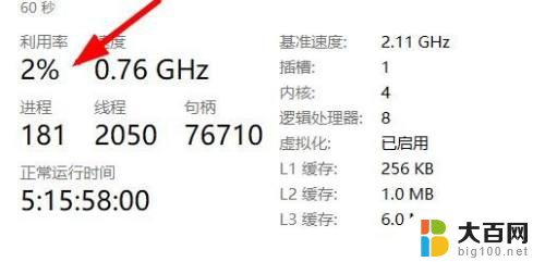 windows11怎么看cpu占用 win11如何查看CPU负载