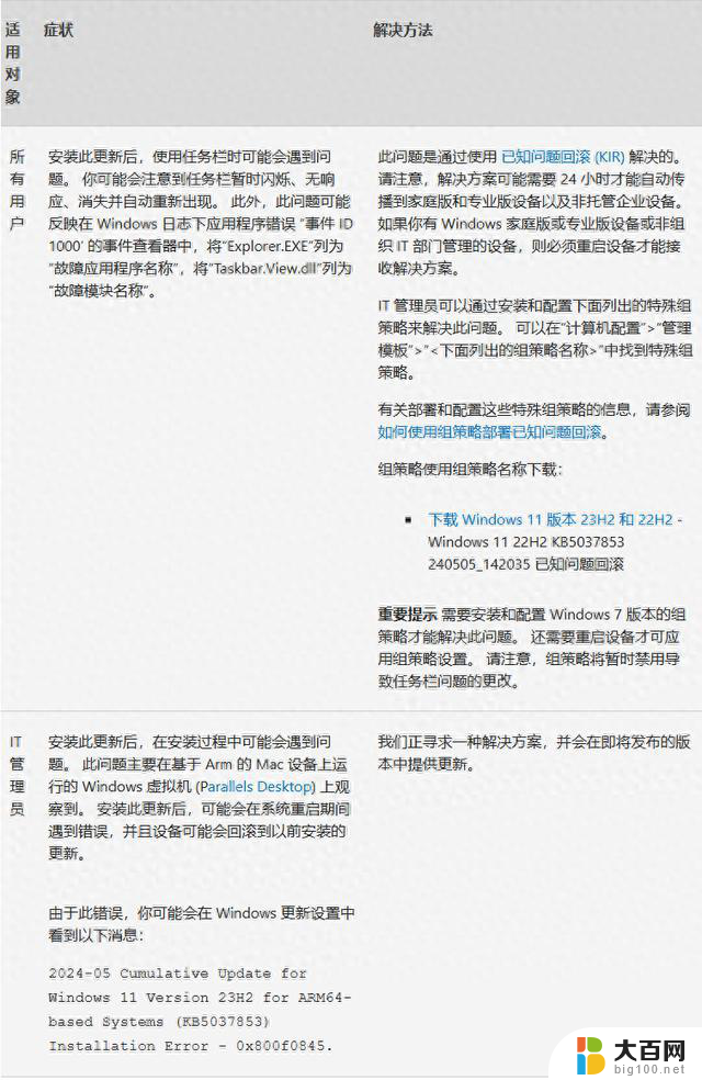 微软承认Win11最新KB5037853更新存在安装Bug，如何解决？