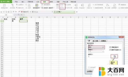 wps表格选项怎么添加 WPS表格如何增加下拉框选项