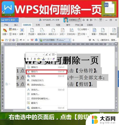 wps怎么删除多余的页 WPS中如何移除多余的页面