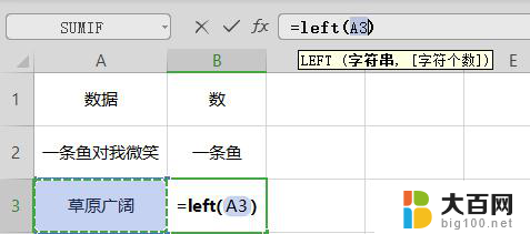 wpsleft函数使用方法 wpsleft函数示例教程