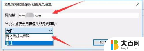 浏览器怎么打开摄像头权限 Win10浏览器怎么允许网页访问摄像头