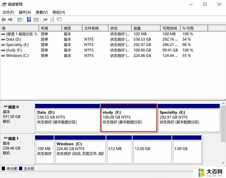 win10c盘分盘教程 windows10如何分区硬盘