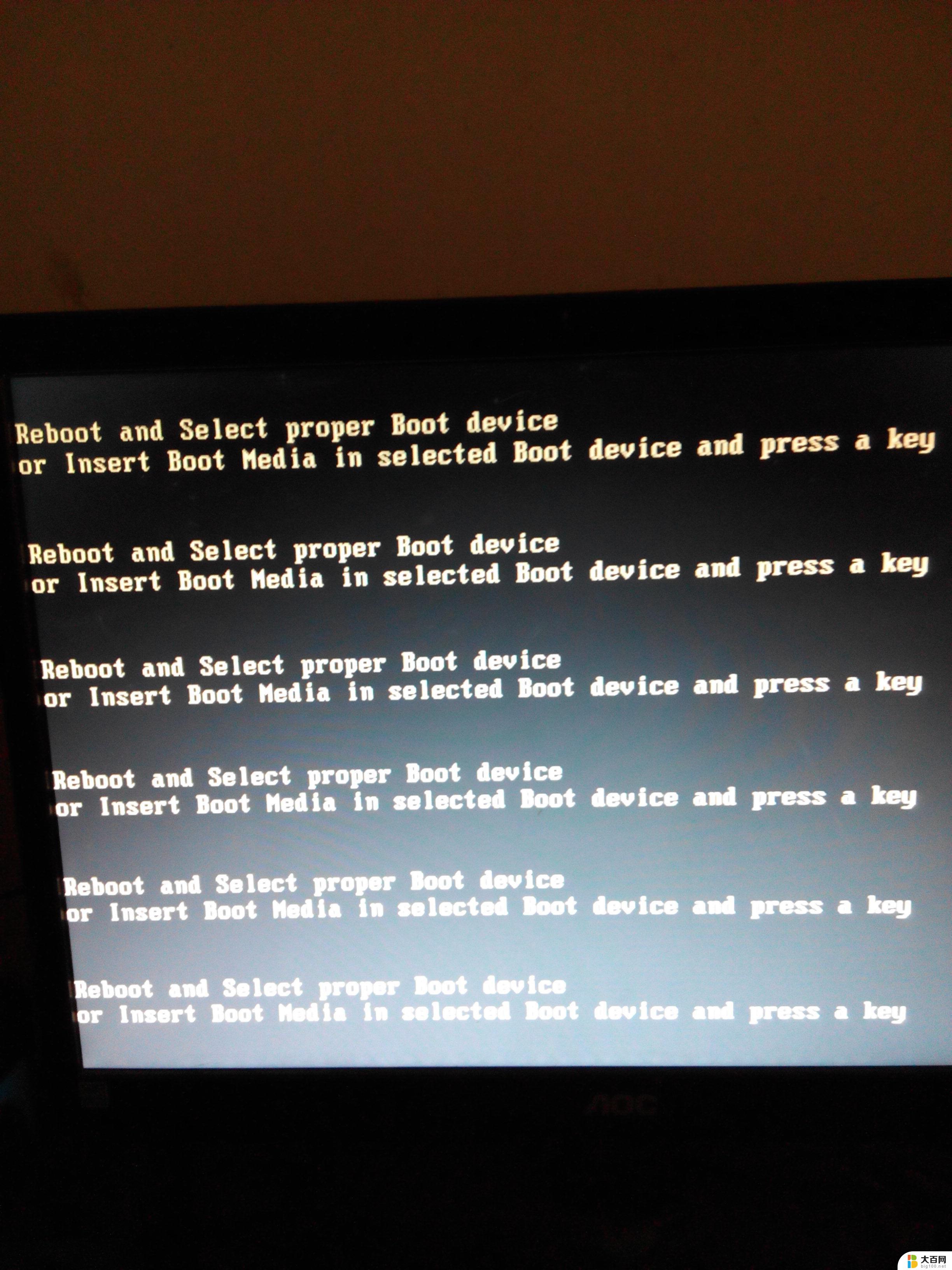 电脑rebootandselectproperbootdevice 电脑启动时出现reboot and select proper boot device的解决方案