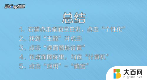 电脑桌面怎么添加此电脑 如何在Win10上将此电脑添加到桌面