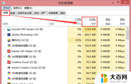 为什么电脑一个程序占内存大 Windows10进程内存占用过多解决方法